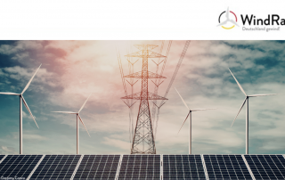 Auf dem Bild sind erneuerbare Energien zu sehen.