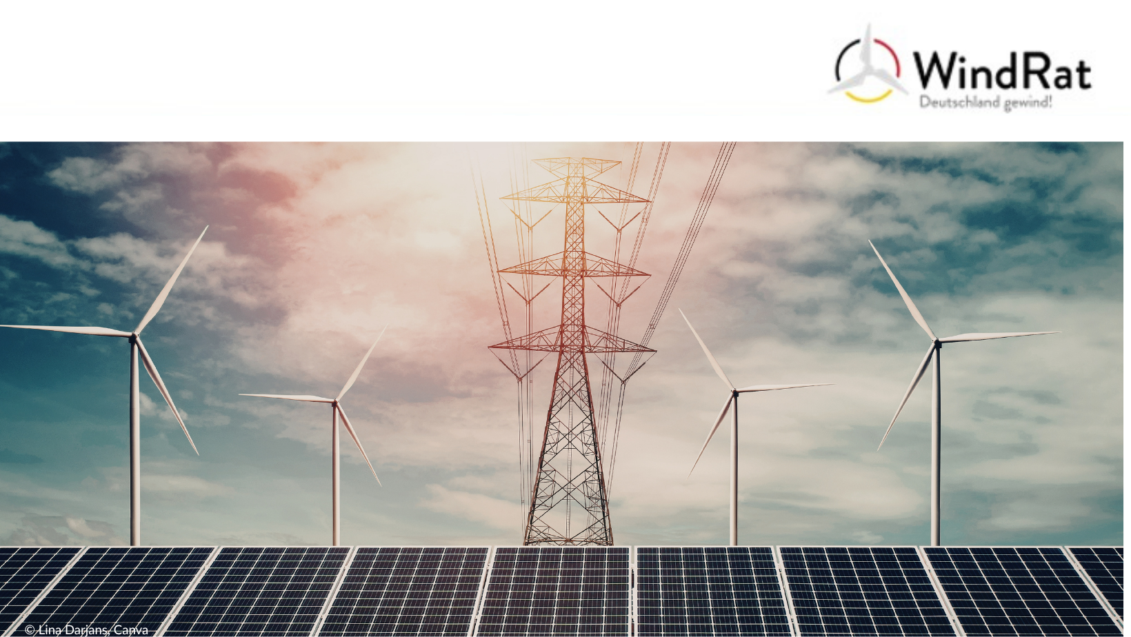 Auf dem Bild sind erneuerbare Energien zu sehen.