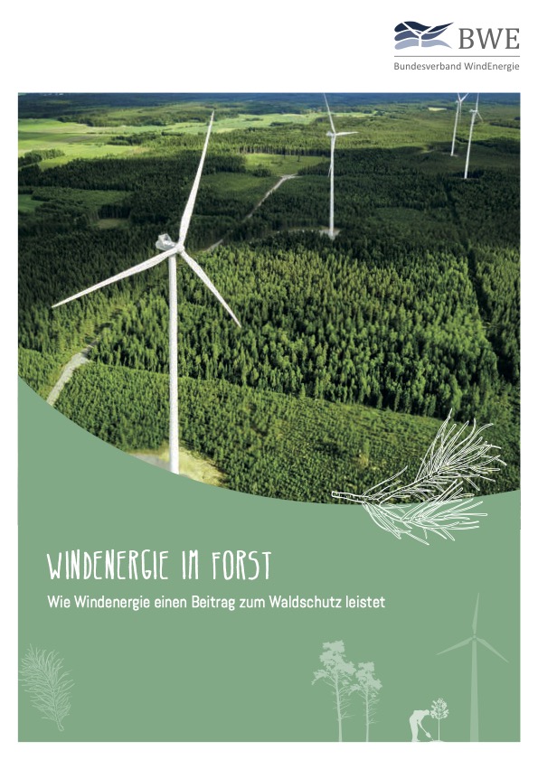 BWE Broschüre Windenergie im Forst