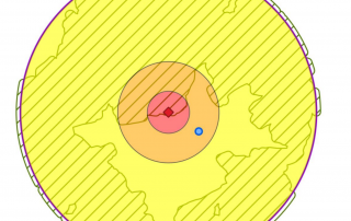Auf dem bild sieht man ein GIS Modell.